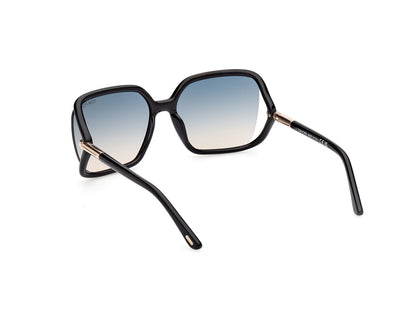 Shiny Black Female Sunglasses Tom Ford 889214469533