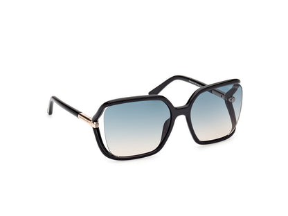 Shiny Black Female Sunglasses Tom Ford 889214469533