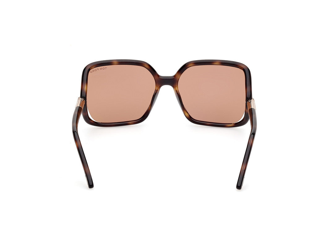 Dark Havana Female Sunglasses Tom Ford 889214469540