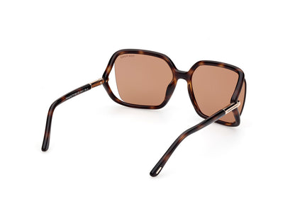 Dark Havana Female Sunglasses Tom Ford 889214469540