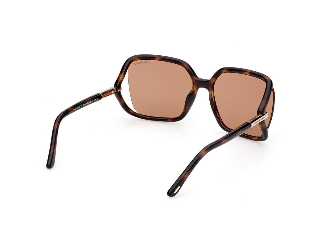 Dark Havana Female Sunglasses Tom Ford 889214469540