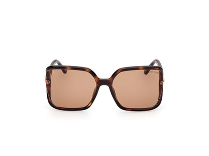Dark Havana Female Sunglasses Tom Ford 889214469540
