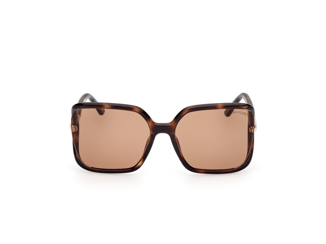 Dark Havana Female Sunglasses Tom Ford 889214469540