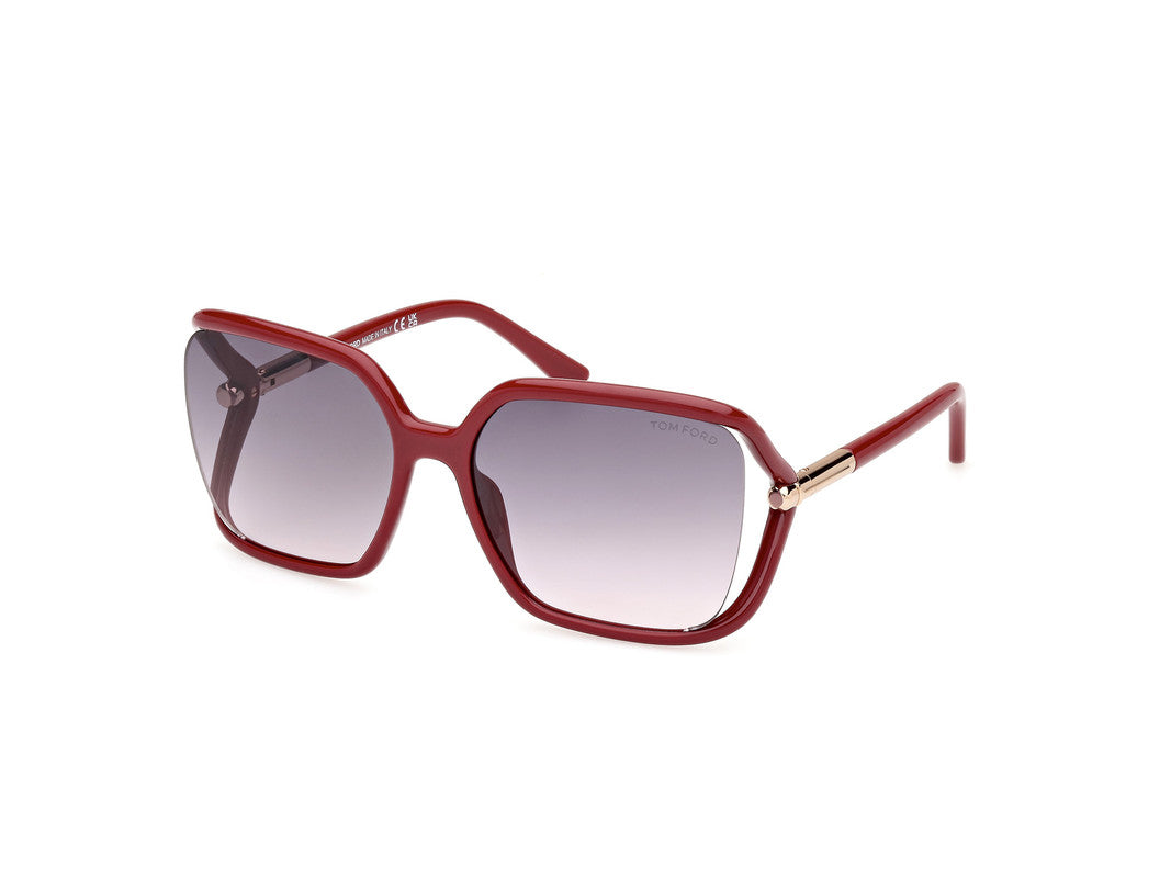 Shiny Bordeaux Female Sunglasses Tom Ford 889214469557