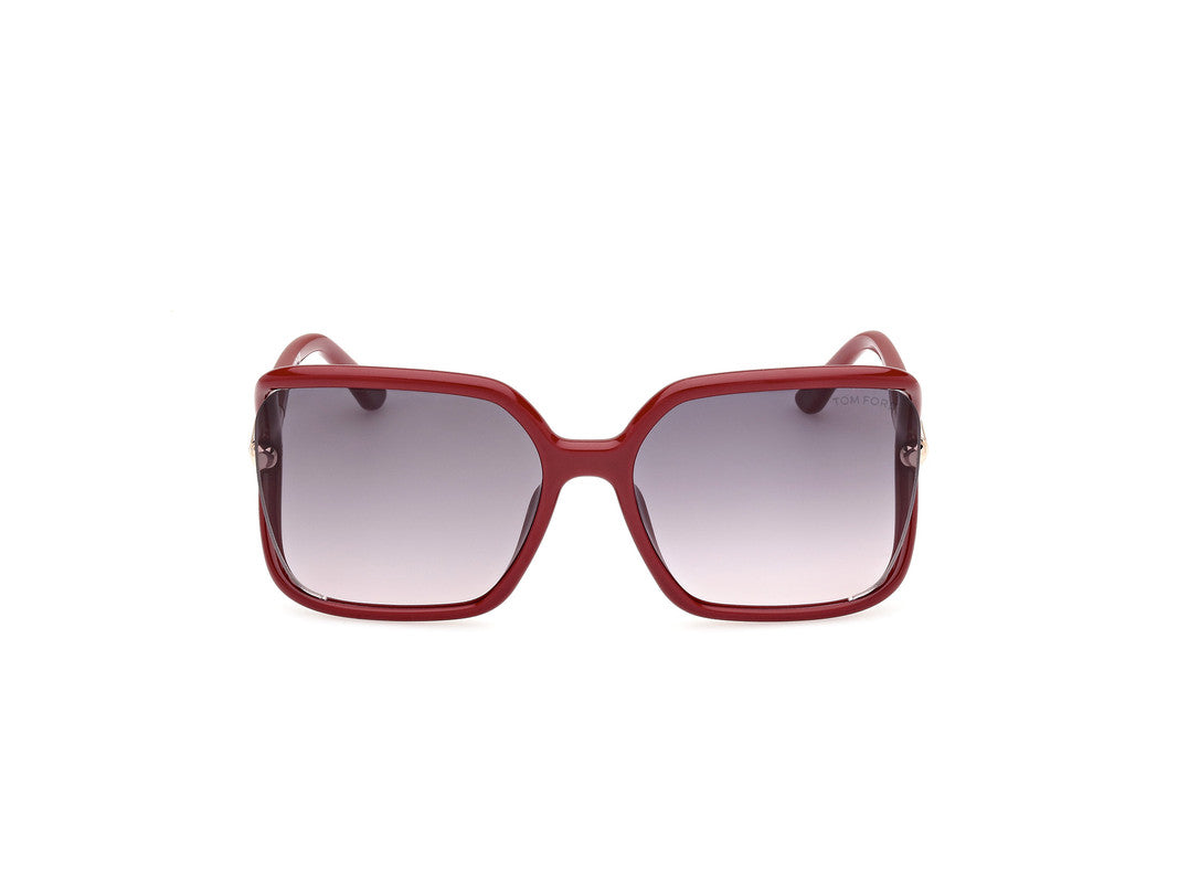 Shiny Bordeaux Female Sunglasses Tom Ford 889214469557