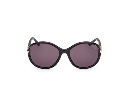 Shiny Black Female Sunglasses Tom Ford 889214469564