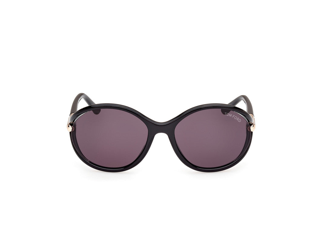 Shiny Black Female Sunglasses Tom Ford 889214469564