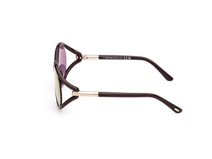 Shiny Violet Female Sunglasses Tom Ford 889214469571
