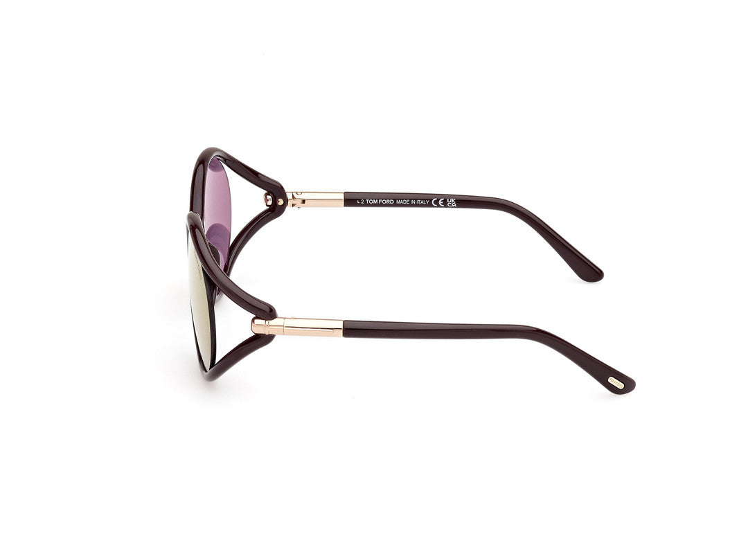 Shiny Violet Female Sunglasses Tom Ford 889214469571