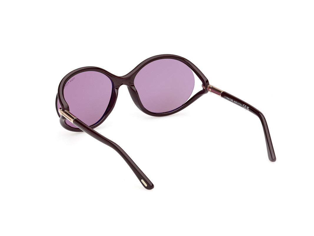 Shiny Violet Female Sunglasses Tom Ford 889214469571