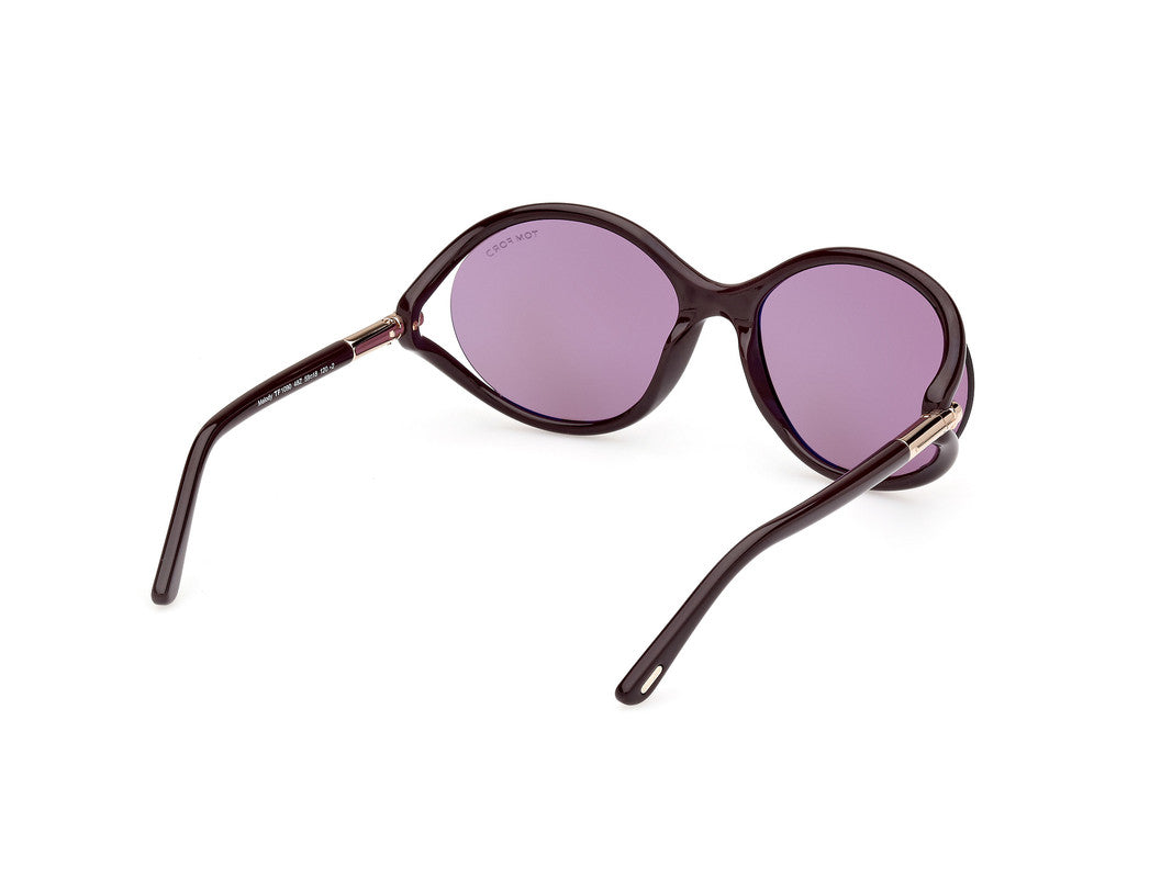 Shiny Violet Female Sunglasses Tom Ford 889214469571
