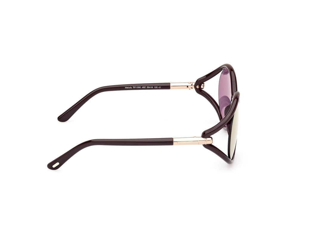 Shiny Violet Female Sunglasses Tom Ford 889214469571