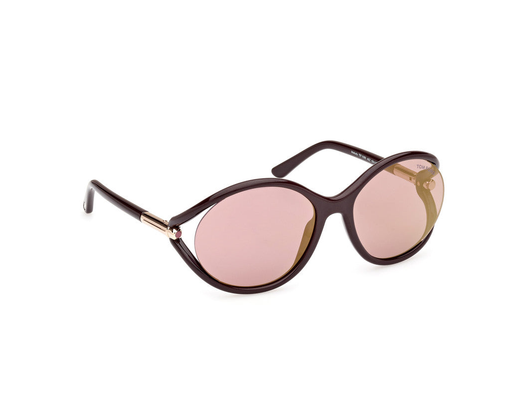 Shiny Violet Female Sunglasses Tom Ford 889214469571