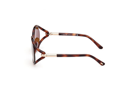 Blonde Havana Female Sunglasses Tom Ford 889214469588