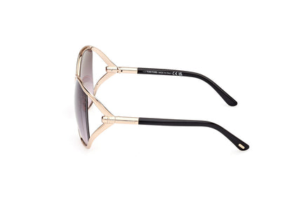 Shiny Deep Gold Female Sunglasses Tom Ford 889214469601