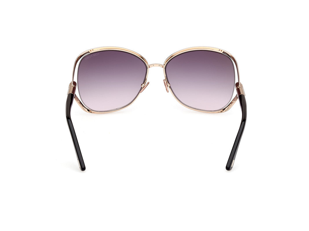 Shiny Deep Gold Female Sunglasses Tom Ford 889214469601