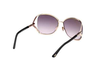 Shiny Deep Gold Female Sunglasses Tom Ford 889214469601