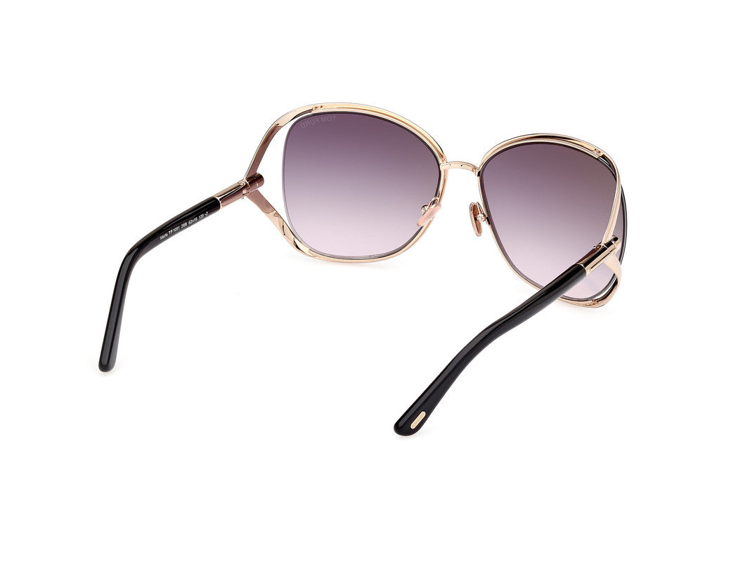 Shiny Deep Gold Female Sunglasses Tom Ford 889214469601