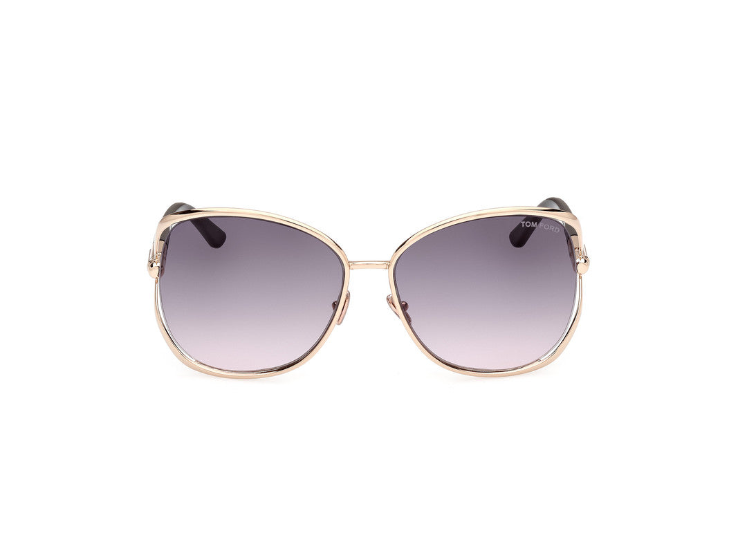 Shiny Deep Gold Female Sunglasses Tom Ford 889214469601