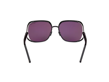 Shiny Black Female Sunglasses Tom Ford 889214469625