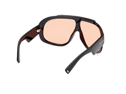 Shiny Black Unisex Sunglasses Tom Ford 889214474827