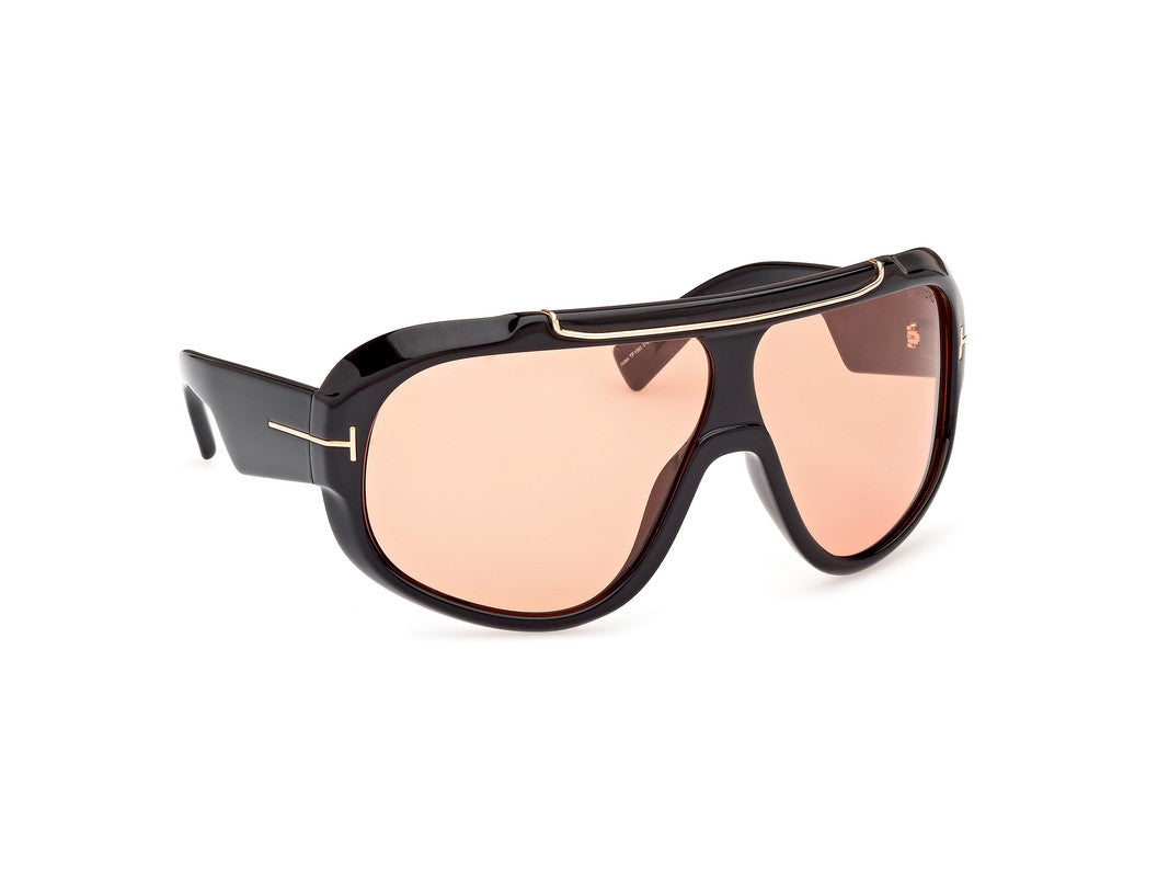 Shiny Black Unisex Sunglasses Tom Ford 889214474827