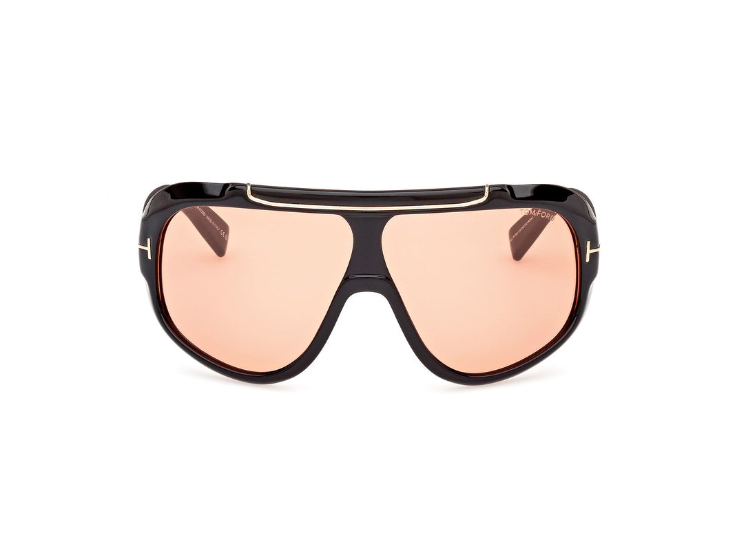 Shiny Black Unisex Sunglasses Tom Ford 889214474827