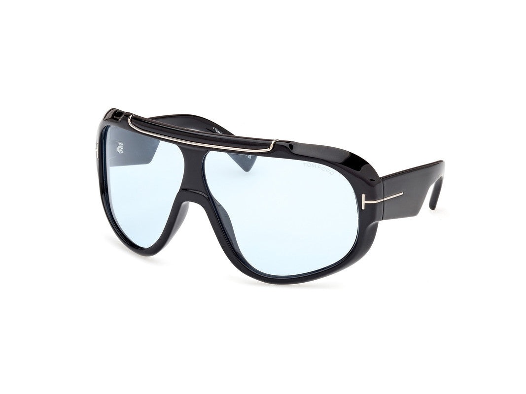 Shiny Black Female Sunglasses Tom Ford 889214474834