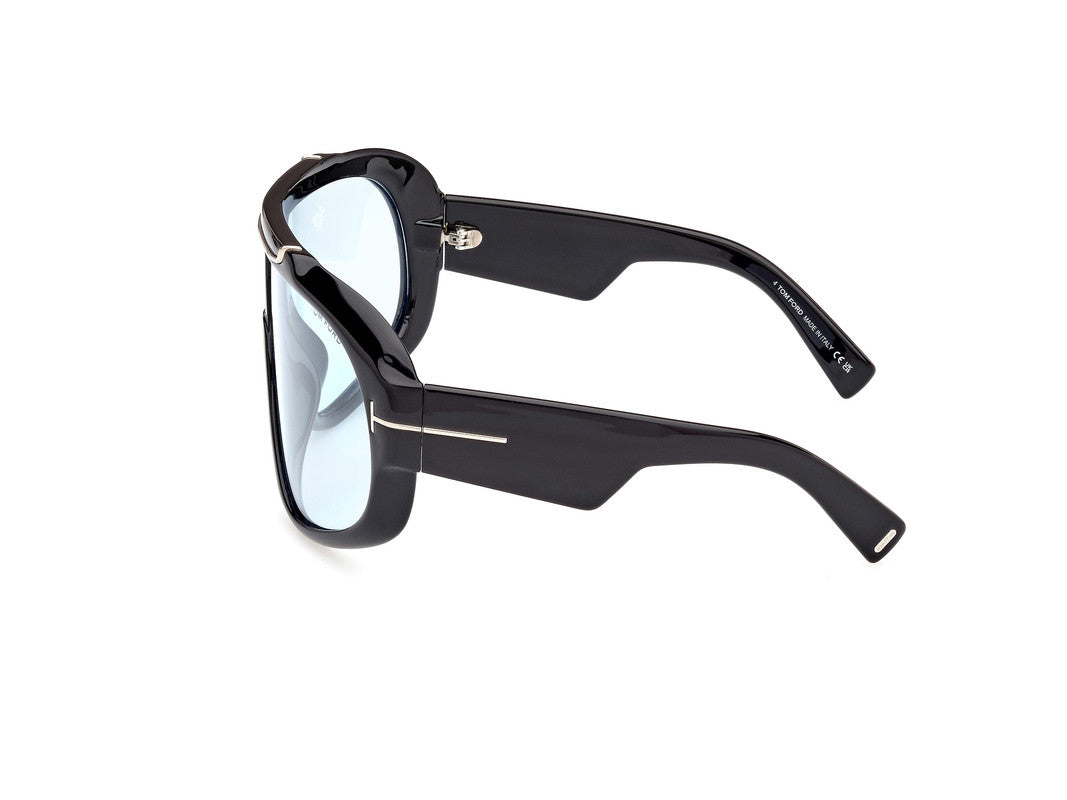 Shiny Black Female Sunglasses Tom Ford 889214474834