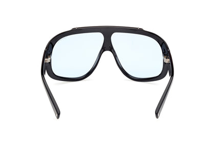 Shiny Black Female Sunglasses Tom Ford 889214474834