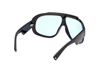 Shiny Black Female Sunglasses Tom Ford 889214474834