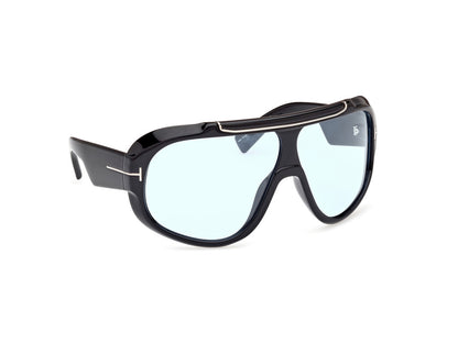 Shiny Black Female Sunglasses Tom Ford 889214474834