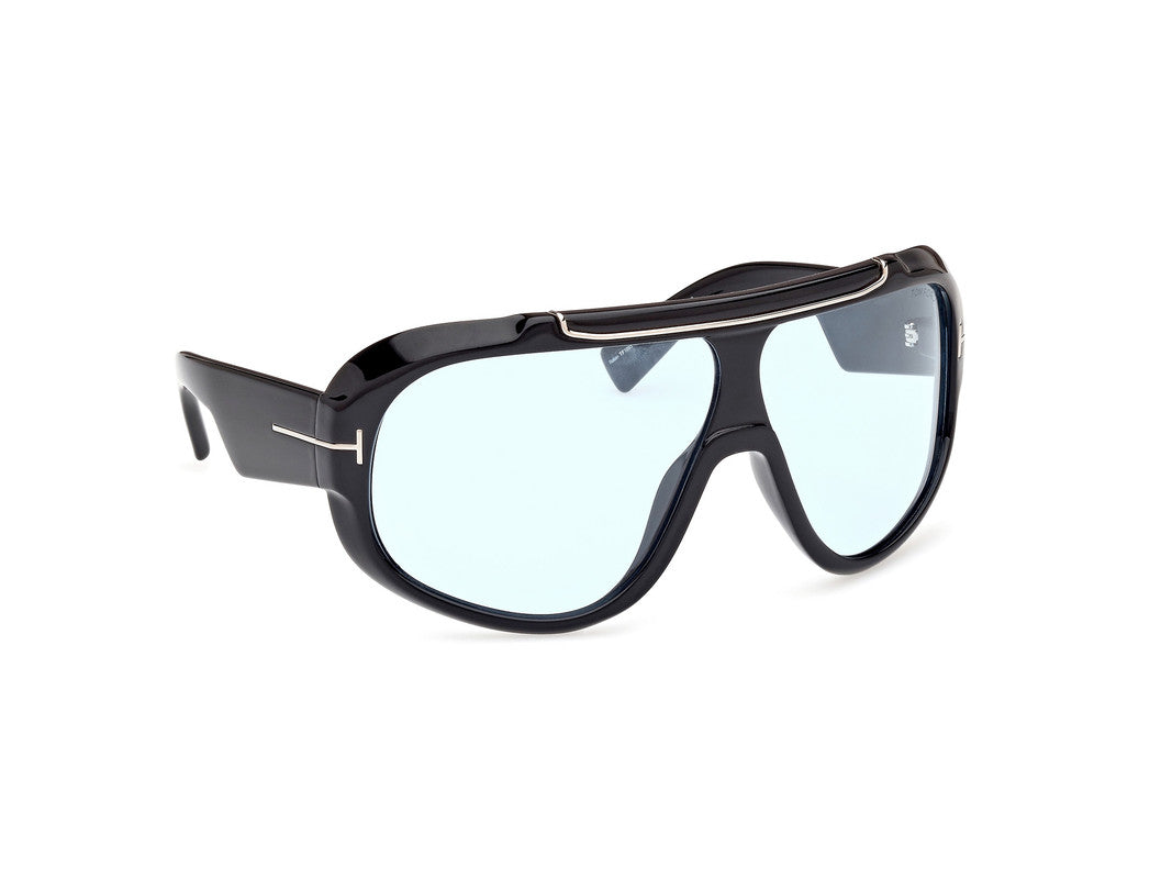 Shiny Black Female Sunglasses Tom Ford 889214474834