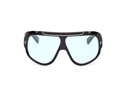 Shiny Black Female Sunglasses Tom Ford 889214474834