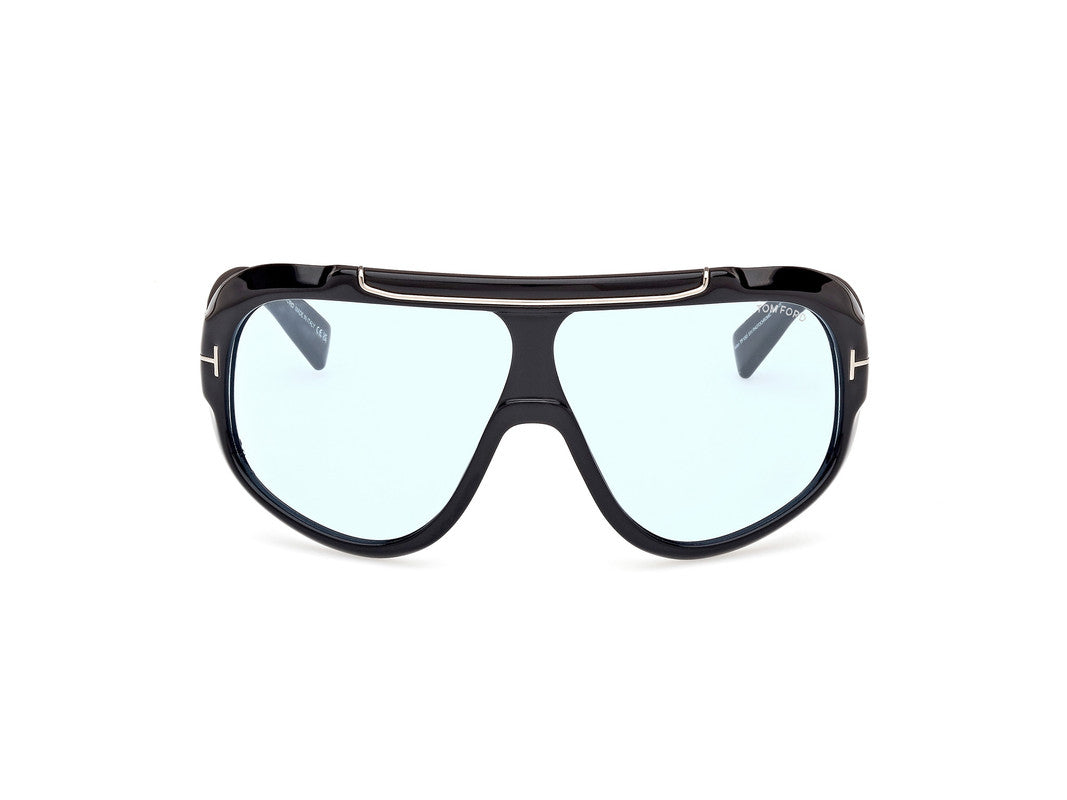 Shiny Black Female Sunglasses Tom Ford 889214474834