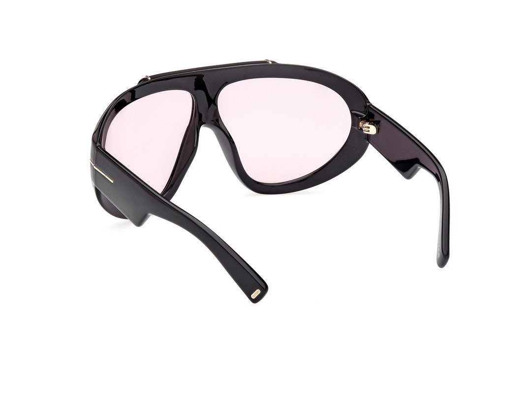 Shiny Black Male Sunglasses Tom Ford 889214474452