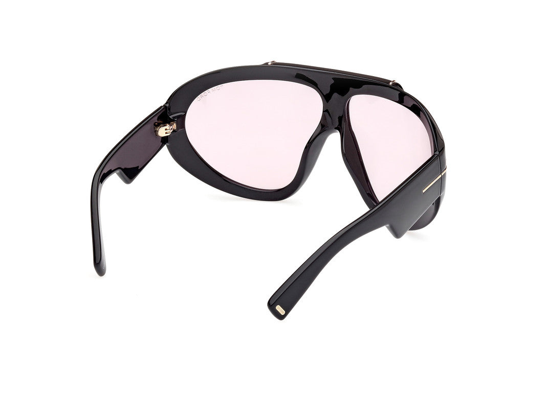 Shiny Black Male Sunglasses Tom Ford 889214474452
