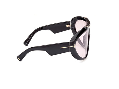 Shiny Black Male Sunglasses Tom Ford 889214474452