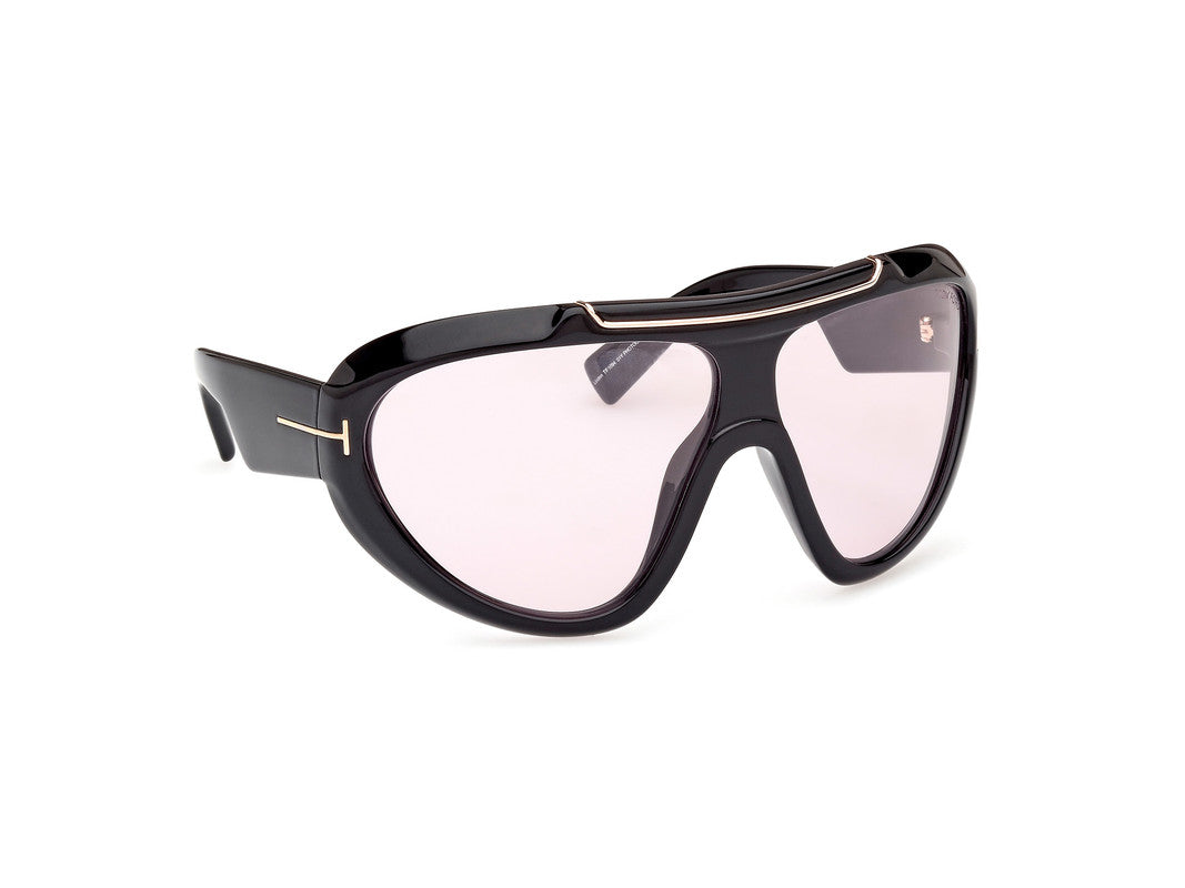 Shiny Black Male Sunglasses Tom Ford 889214474452