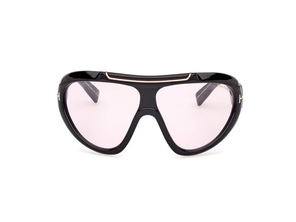 Shiny Black Male Sunglasses Tom Ford 889214474452