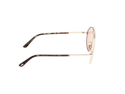 Shiny Rose Gold Male Sunglasses Tom Ford 889214477460