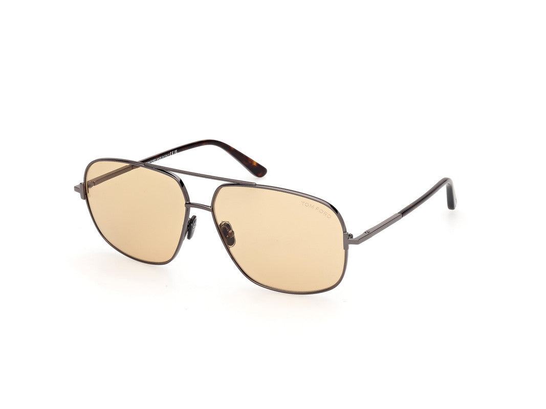 Shiny Rose Gold Male Sunglasses Tom Ford 889214477439
