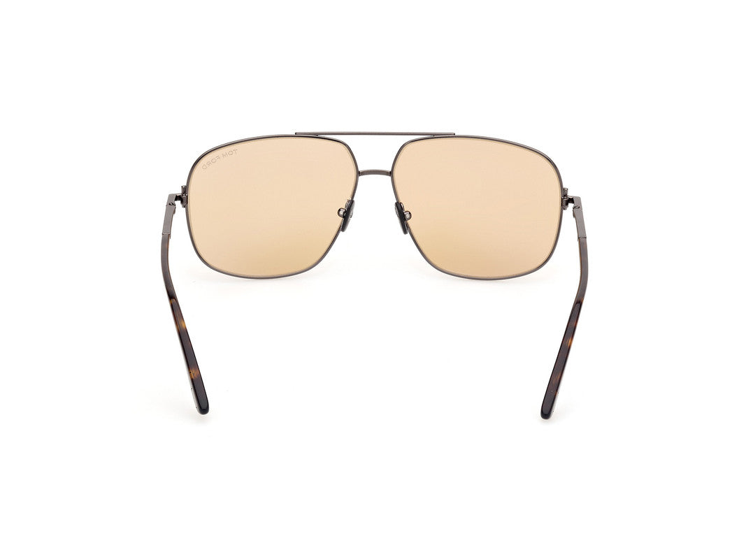 Shiny Rose Gold Male Sunglasses Tom Ford 889214477439