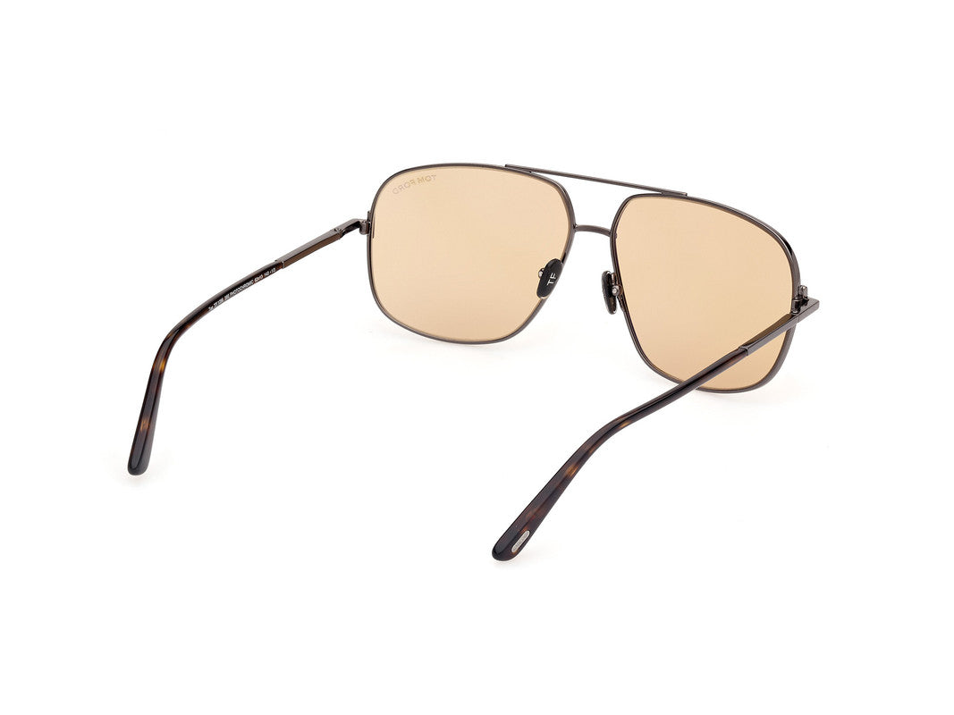 Shiny Rose Gold Male Sunglasses Tom Ford 889214477439