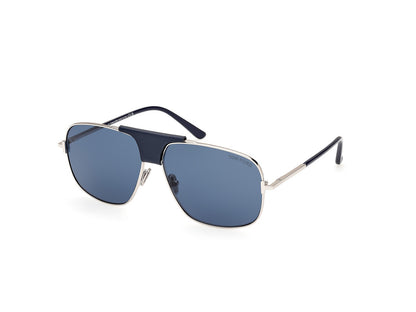 Shiny Palladium Male Sunglasses Tom Ford 889214477446