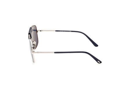 Shiny Palladium Male Sunglasses Tom Ford 889214477446