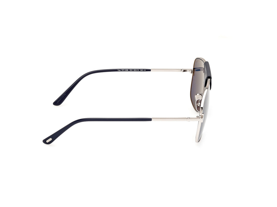 Shiny Palladium Male Sunglasses Tom Ford 889214477446