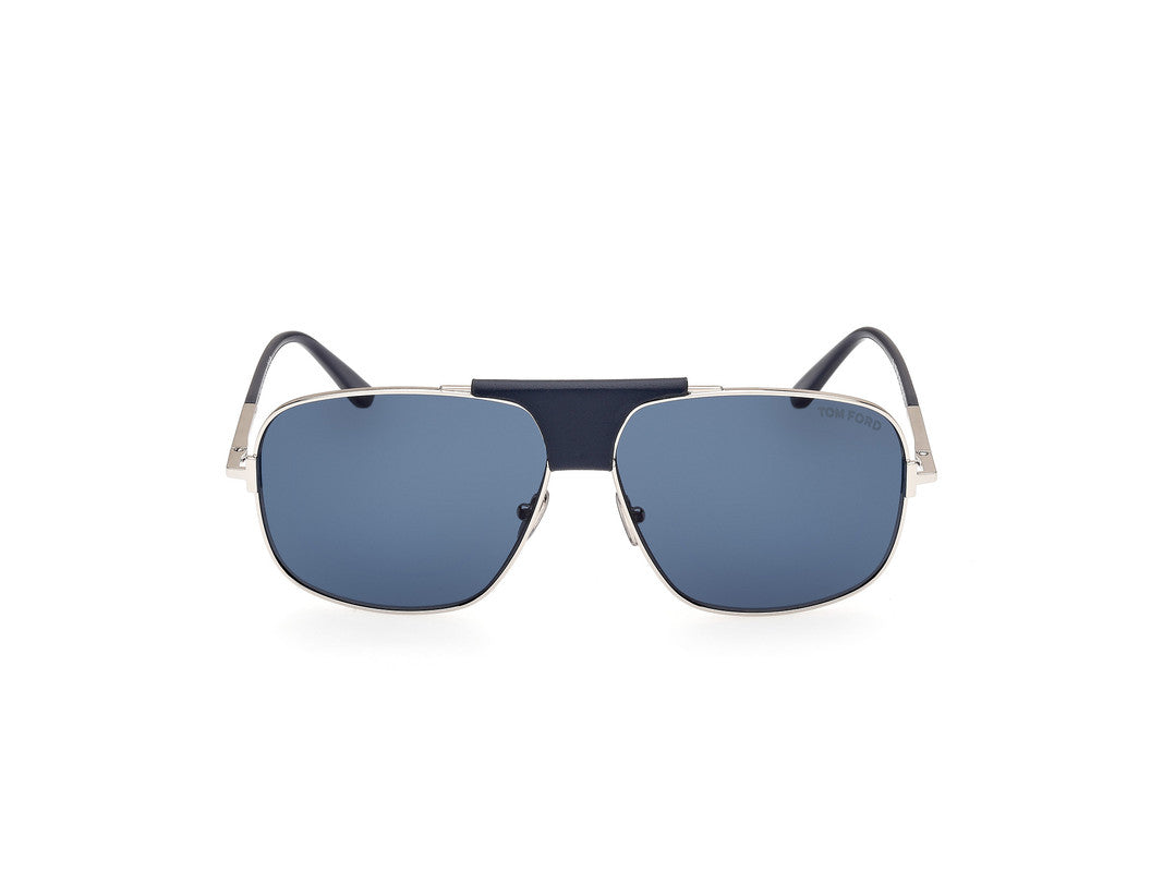 Shiny Palladium Male Sunglasses Tom Ford 889214477446