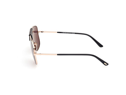 Shiny Rose Gold Male Sunglasses Tom Ford 889214477453
