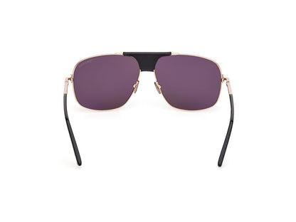 Shiny Rose Gold Male Sunglasses Tom Ford 889214477453